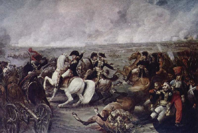 unknow artist Napoleon in battle wide Wagram Spain oil painting art